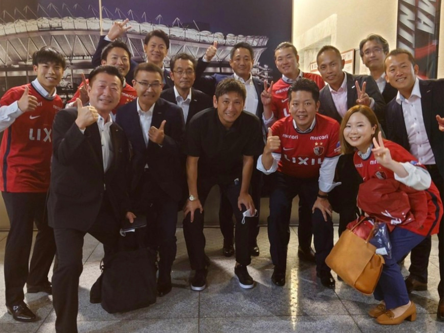 中田浩二さんと記念写真