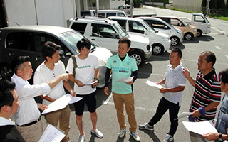 カーシェアリング活動　西日本豪雨災害