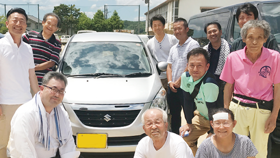 災害で車を失われたみなさんに車を提供