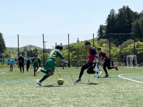 アンプティサッカーをやってみました